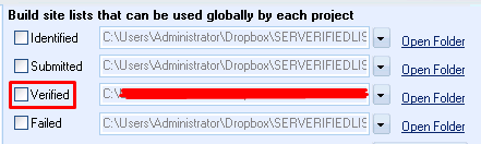 SER Verified Lists : How To Setup Auto-Sync Folders To GSA Search ...