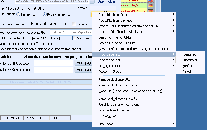 GSA SER tier 1 link building