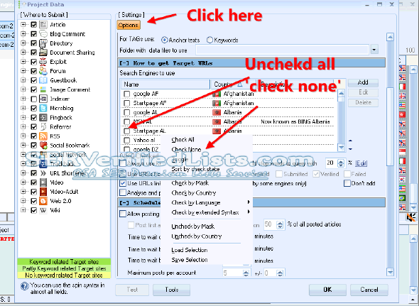 tiered link building with GSA SER