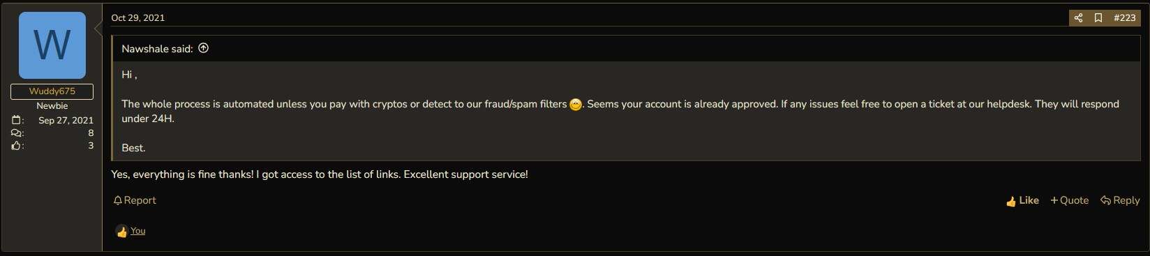 BlackHatWorld Member Review - SER Verified Lists