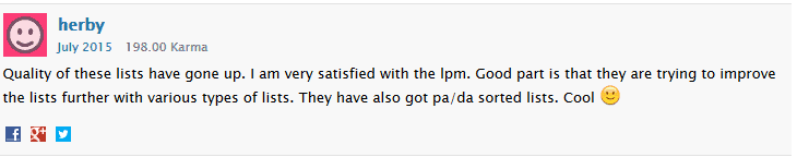 GSA Forum Member Review - herby