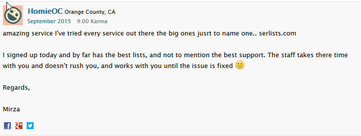 GSA Forum Member Review - homieOC