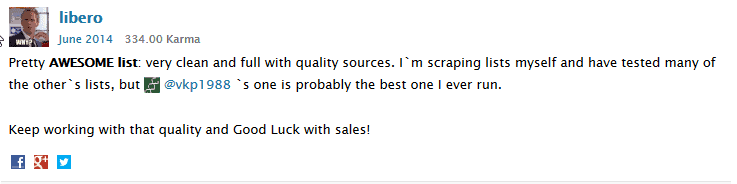 GSA Forum Member Review - liberro