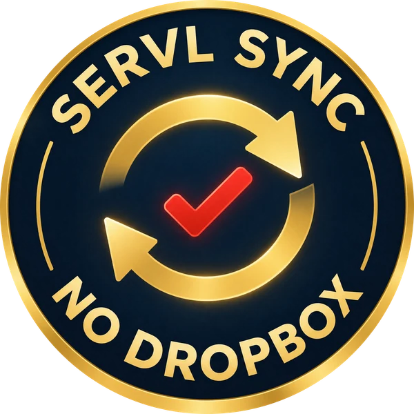SERVL Sync — no Dropbox